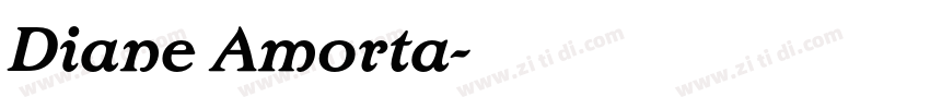 Diane Amorta字体转换